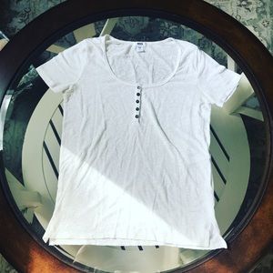 Urban Outfitters White Short Sleeve Top